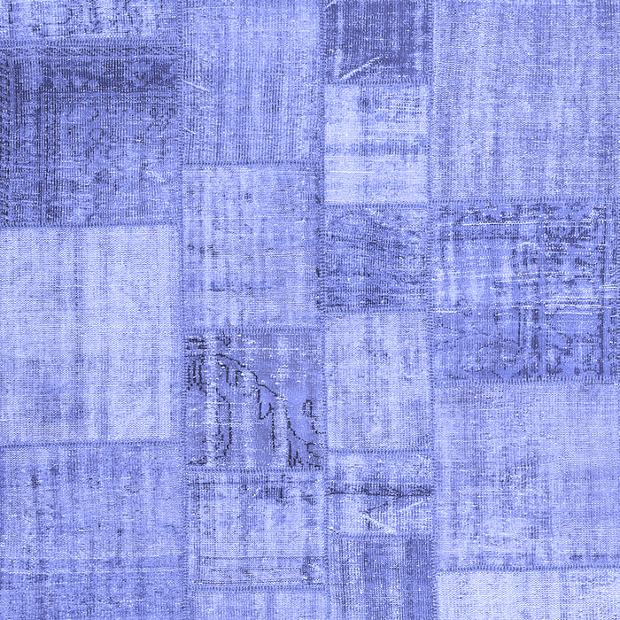 Patchwork Blue Transitional Rug, con435blu