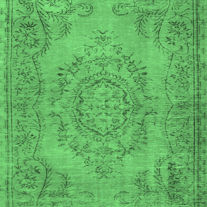 Abstract Emerald Green Contemporary Rug, con436emgrn