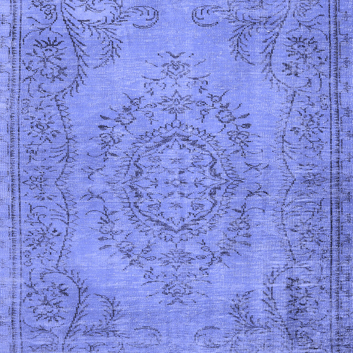 Machine Washable Abstract Blue Contemporary Rug, wshcon436blu