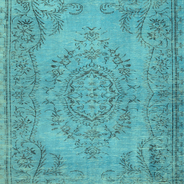 Machine Washable Abstract Light Blue Contemporary Rug, wshcon436lblu