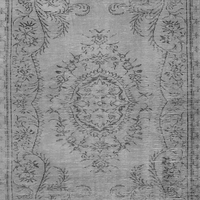 Serging Thickness of Machine Washable Abstract Gray Contemporary Rug, wshcon436gry