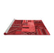 Transitional Red Washable Rugs