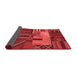 Patchwork Red Transitional Area Rugs