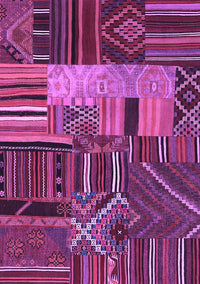 Patchwork Purple Transitional Rug, con437pur