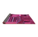 Sideview of Patchwork Pink Transitional Rug, con438pnk