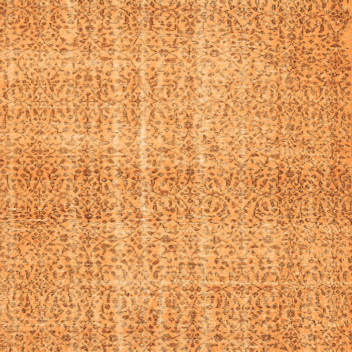 Abstract Orange Contemporary Rug, con439org