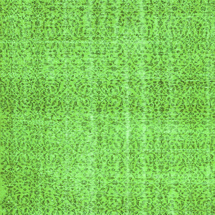 Abstract Green Contemporary Rug, con439grn