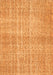 Serging Thickness of Machine Washable Abstract Orange Contemporary Area Rugs, wshcon439org