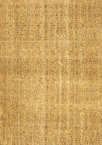 Abstract Brown Contemporary Rug, con439brn