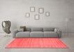 Contemporary Red Washable Rugs