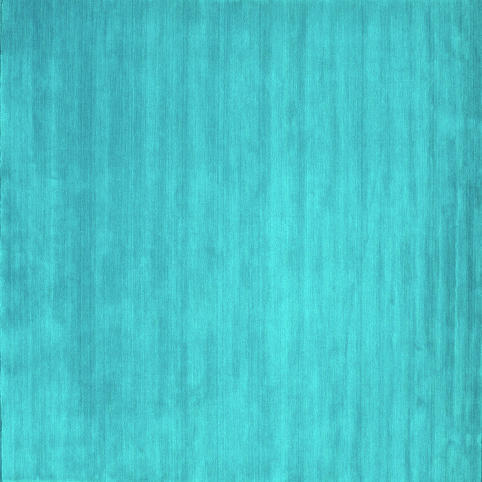 Square Abstract Turquoise Contemporary Rug, con43turq