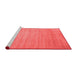 Contemporary Red Washable Rugs