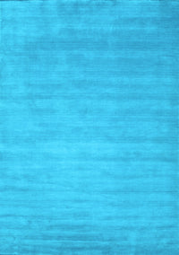 Abstract Light Blue Contemporary Rug, con43lblu