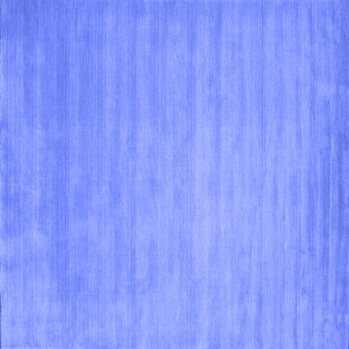 Square Machine Washable Abstract Blue Contemporary Rug, wshcon43blu