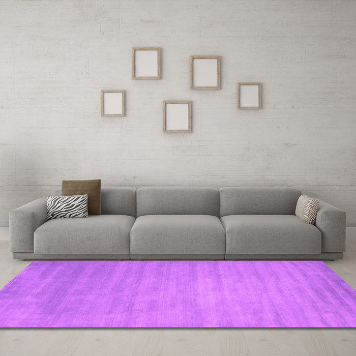 Machine Washable Abstract Pink Contemporary Rug in a Living Room, wshcon43pnk