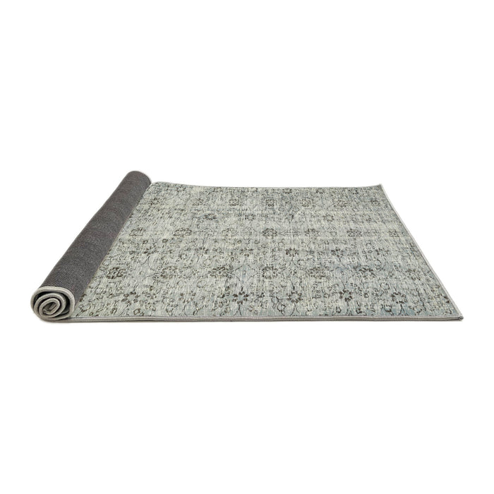 Thickness of Contemporary Gray Modern Rug, con440