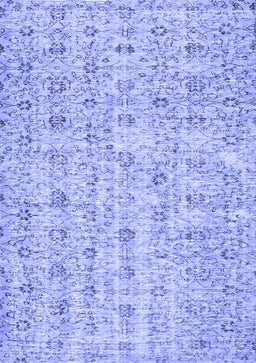 Abstract Blue Contemporary Rug, con440blu