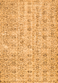 Abstract Orange Contemporary Rug, con440org