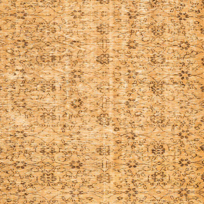 Abstract Orange Contemporary Rug, con440org