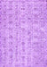 Machine Washable Abstract Purple Contemporary Area Rugs, wshcon440pur