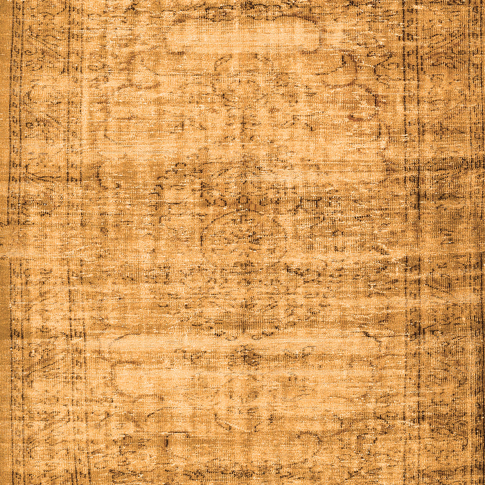 Abstract Orange Contemporary Rug, con441org