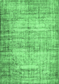 Abstract Emerald Green Contemporary Rug, con441emgrn