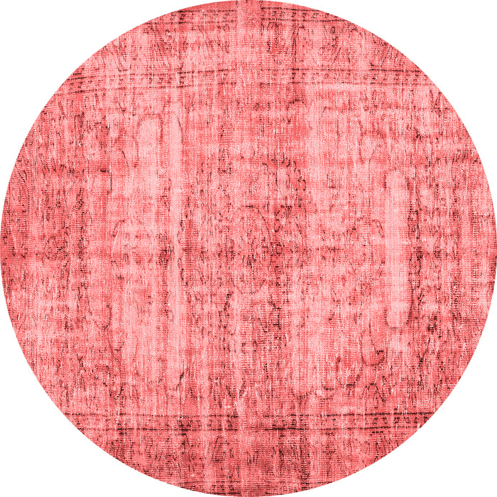 Machine Washable Abstract Red Contemporary Rug, wshcon441red