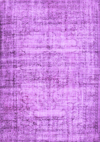 Abstract Purple Contemporary Rug, con441pur