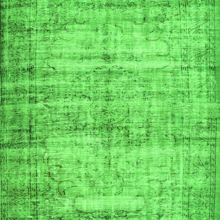 Abstract Green Contemporary Rug, con441grn