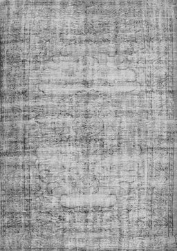 Abstract Gray Contemporary Rug, con441gry