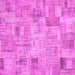 Square Patchwork Pink Transitional Rug, con442pnk