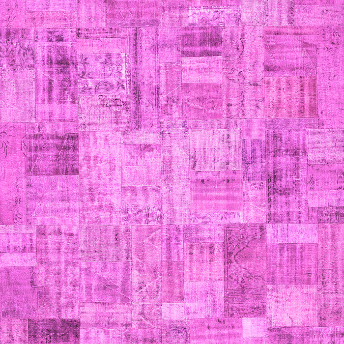 Patchwork Pink Transitional Rug, con442pnk