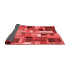 Patchwork Red Transitional Area Rugs