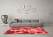 Transitional Red Washable Rugs