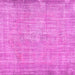 Square Machine Washable Abstract Pink Contemporary Rug, wshcon444pnk