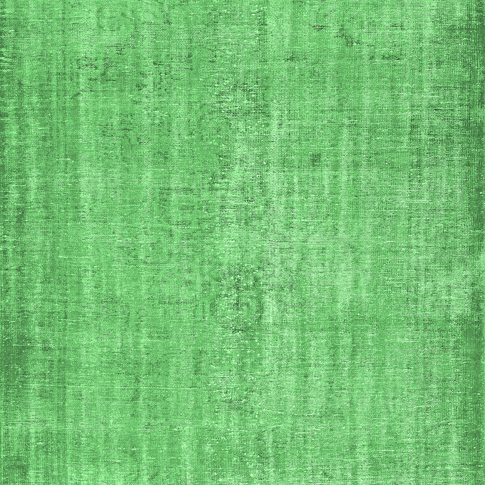 Machine Washable Abstract Emerald Green Contemporary Area Rugs, wshcon444emgrn