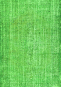 Abstract Green Contemporary Rug, con444grn