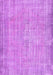 Machine Washable Abstract Purple Contemporary Area Rugs, wshcon444pur