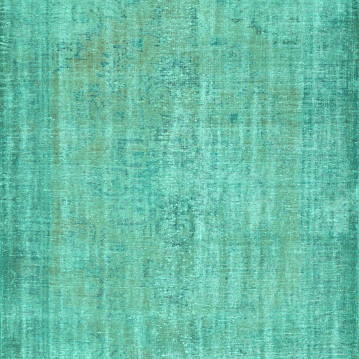Abstract Turquoise Contemporary Rug, con444turq