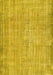 Abstract Yellow Contemporary Rug, con444yw