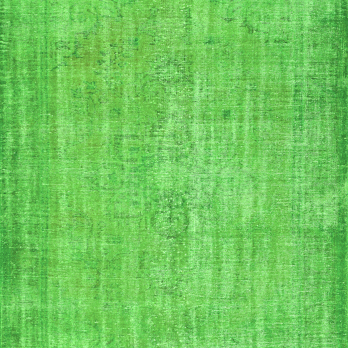 Serging Thickness of Machine Washable Abstract Green Contemporary Area Rugs, wshcon444grn