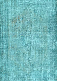 Abstract Light Blue Contemporary Rug, con444lblu