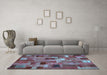 Machine Washable Patchwork Light Blue Transitional Rug in a Living Room, wshcon445lblu
