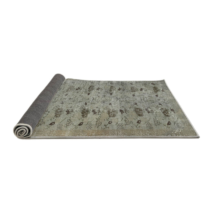 Thickness of Contemporary Sage Green Modern Rug, con446