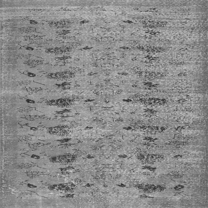 Round Machine Washable Abstract Gray Contemporary Rug, wshcon446gry