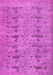 Machine Washable Abstract Pink Contemporary Rug, wshcon446pnk