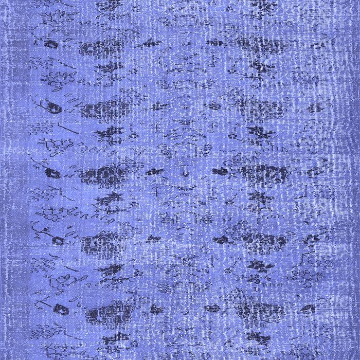 Abstract Blue Contemporary Rug, con446blu