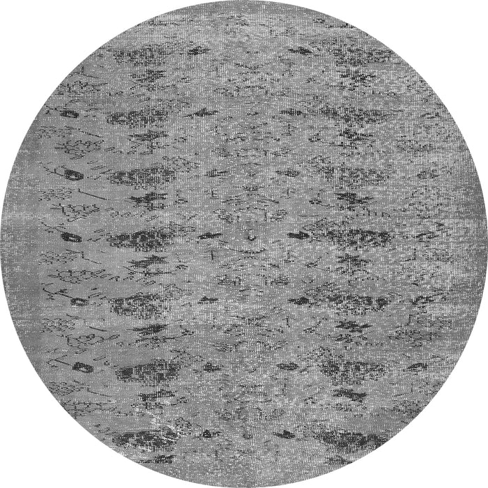 Square Abstract Gray Contemporary Rug, con446gry