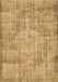 Machine Washable Abstract Brown Contemporary Rug, wshcon447brn