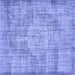 Square Abstract Blue Contemporary Rug, con447blu